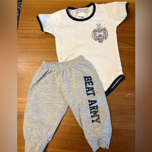 Naval Academy USNA baby set, size 3 mo and 6 mo